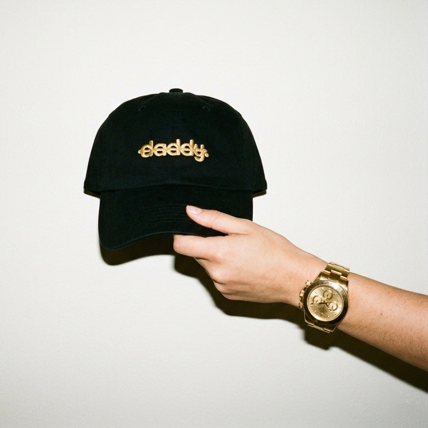 Daddy Dad Cap (Black)